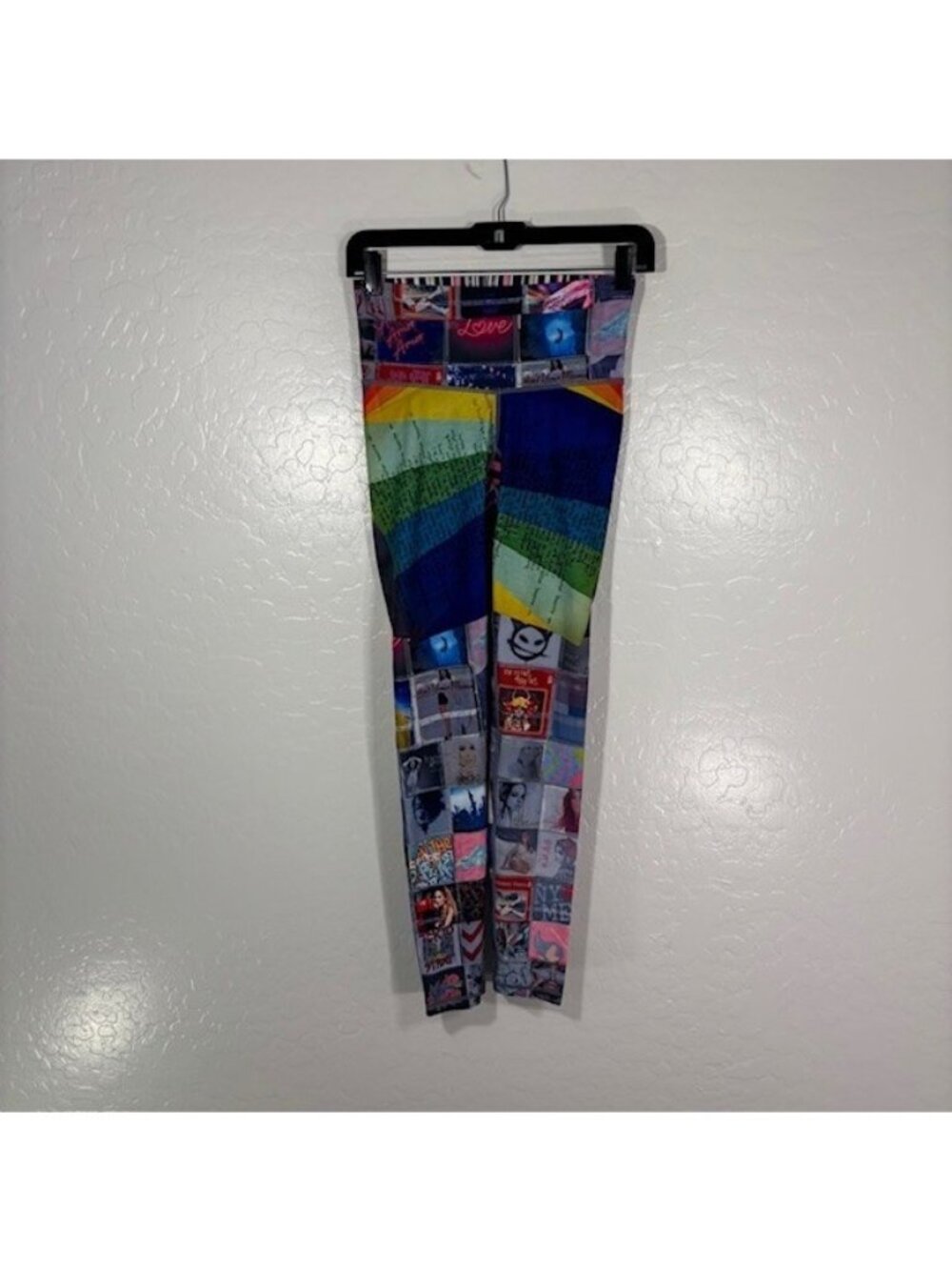 Niyama Sol Leggings Womens Small Pop Art Photographs Colorful Yoga